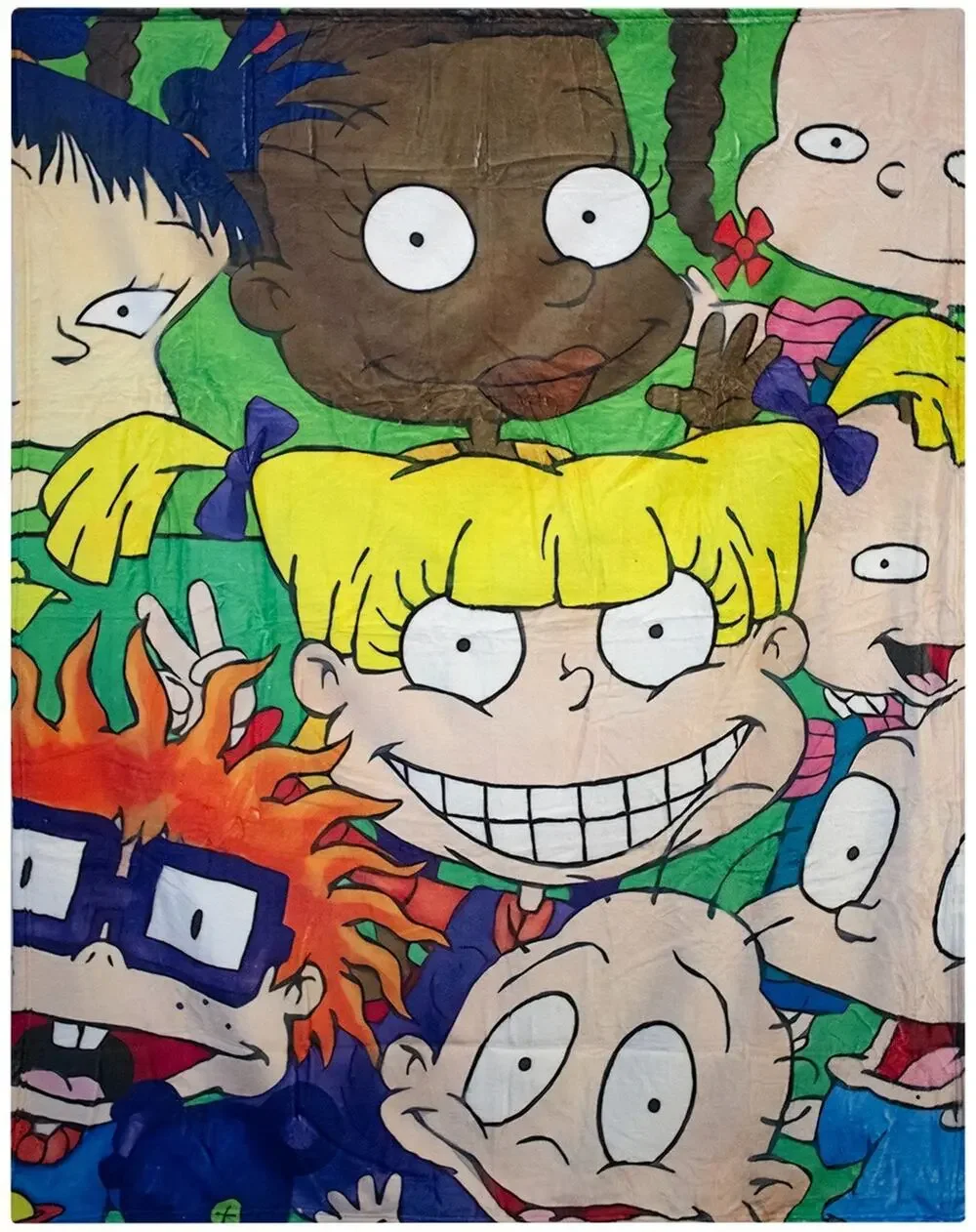 Kid's Nick Cartoon Rugrats Throw Blanket , Silky Feel, Super Soft 50